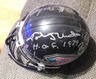 75th Anniversary autographed mini helmet W/COA - Unitas, Nitschke, Greene, +6 — photo 10