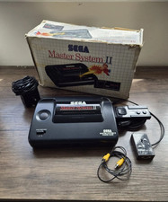 SEGA Master System II Console Built-in Game PAL Boxed Pad PSU AV/RF Leads