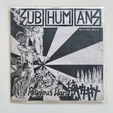 Subhumans – Religious Wars – ORIGINAL 1982 UK 7” EP (Spiderleg Records – SDL 7)