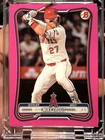2026 Bowman Mike Trout Pink #/175 Angels SSP Parallel #100 MVP HOF Track