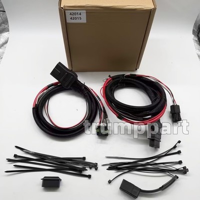 NEW 4 Pin Battery Cable Set 72168 42014 42015 for Western SnowEx Fisher Blizzard