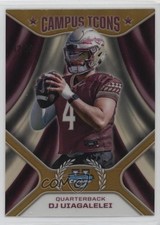 2024 Bowman U Chrome Campus Icons Gold Refractor 42/50 DJ Uiagalelei #CI-25 13c5