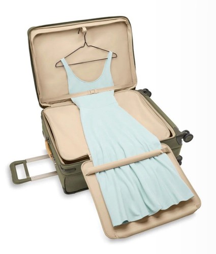 Briggs & Riley 26" Inch Expandable Baseline Upright Olive Suitcase 05-U26NX - Bild 7 von 16