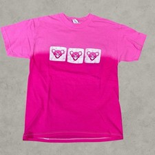 Vintage Grateful Dead Shirt Boys Large Pink Youth 90s Bear Band Tee Rare Concert