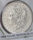 1898-P AU/UNC Morgan Silver Dollar BETTER~DATE #1019
