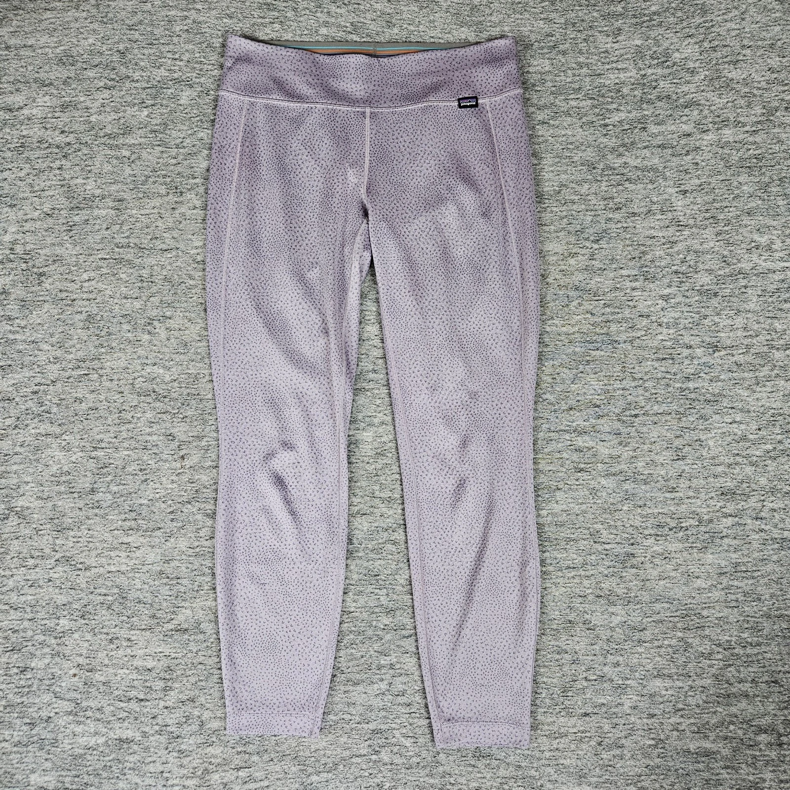 Patagonia Midweight Capilene Base Layer Tights-Pants-Women's Medium Light Purple