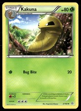 Kakuna 2/160 Uncommon Primal Clash Pokemon Damaged