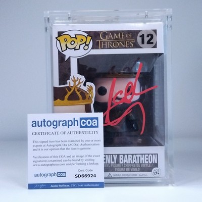 Funko Pop signiert Game of Thrones Renly Baratheon - Gethin Anthony ACOA #12