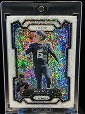 2023 Panini Prizm Nick Folk White Sparkle Prizm SSP Tennessee Titans #208