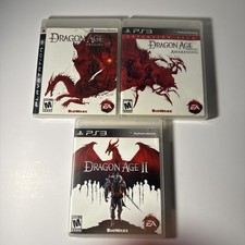 Dragon Age: Origins + Awakening + II (Sony PS3); Good Condition; CIB++