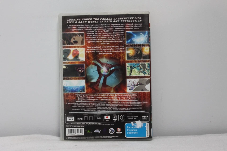 Guyver - The Bioboosted Armour: Volume 1 - Days Of Future Past DVD complete R4✅✅ - Image 2 of 4