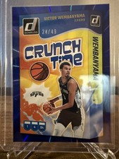 Panini Donruss 2024-25 Victor Wembanyama Crunch Time #2 Holo Blue /49