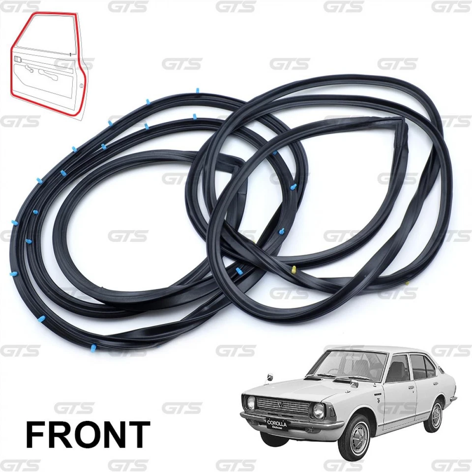 Комплект резиновых уплотнений для передней двери уплотнительная полоска для Toyota Corolla KE20 TE21 1971 - 1974 - Изображение 2 из 4