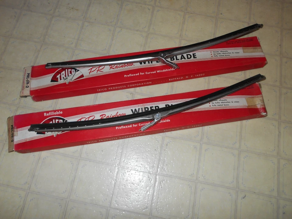 1971 1972 1973 1974 Nuevo de Lote Antiguo Chevrolet Impala Ford Galaxie Plymouth Dodge Brazos Limpiaparabrisas Foto 3 de 3