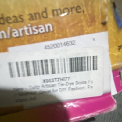 Tulip Artisan Tie-Dye Kit Soda Ash Premium Quality 3 Bottles Dye Gloves Bands