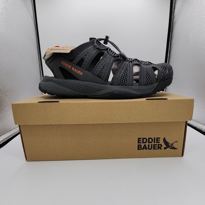 Eddie Bauer Yesler Sandals Mens 11.5 Grey Bungee Lace 