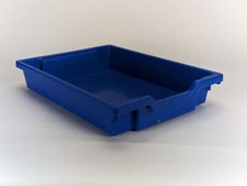 Gratnells Standard Shallow School Storage Tray Blue PACK OF 4 OTHERS AVAILABLE