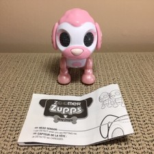 Zoomer Zupps Tiny Pups Poodle Empress Litter 4 Interactive Puppy Toy Pink