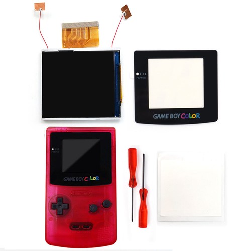 Drop In 2.45" Menu IPS Backlight LCD Kit For Gameboy Color GBC No Weld No Trim - Picture 18 of 35