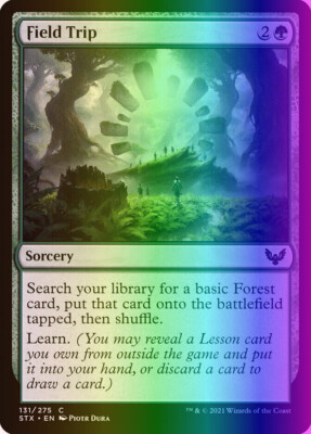 MTG Magic the Gathering Field Trip (131/447) Strixhaven School of Mages LP FOIL