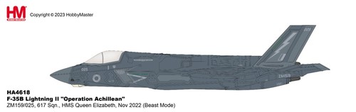 Hobby Master HA4618, F-35B Lightning II "Operation Achillean" ZM159/025, 617 Sqn - Picture 11 of 12