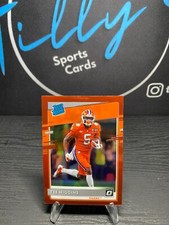 2020 Panini Chronicles Draft Picks Tee Higgins Red Optic Rated Rookie