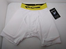 Easton Youth Wyściełane baseballowe szorty wsuwane jock białe rozmiar YSmall (darmowa wysyłka)