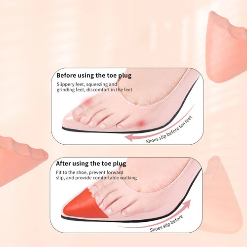 Shoe Filler for Too Big Shoes Soft PU Foam Men/Women Toe Cushion Insert - Picture 5 of 18