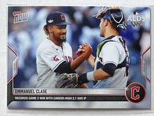 10/14/2022 Topps Now #1072 Emmanuel Clase Guardians PR /419