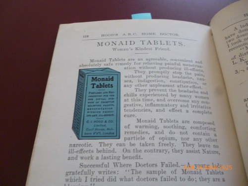 C.I. HOOD LONDON HOOD'S A.B.C. HOME DOCTOR CHEMIST/MEDICINES 1916 RARE BOOKLET - Picture 17 of 19