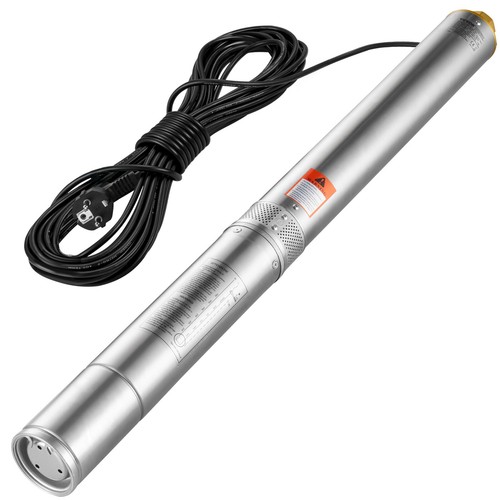 VEVOR Pompa Acqua Sommergibile Pozzi Profondi Acciaio Inox 2200W 9,8 m³/h 144 m - Imagen 11 de 12