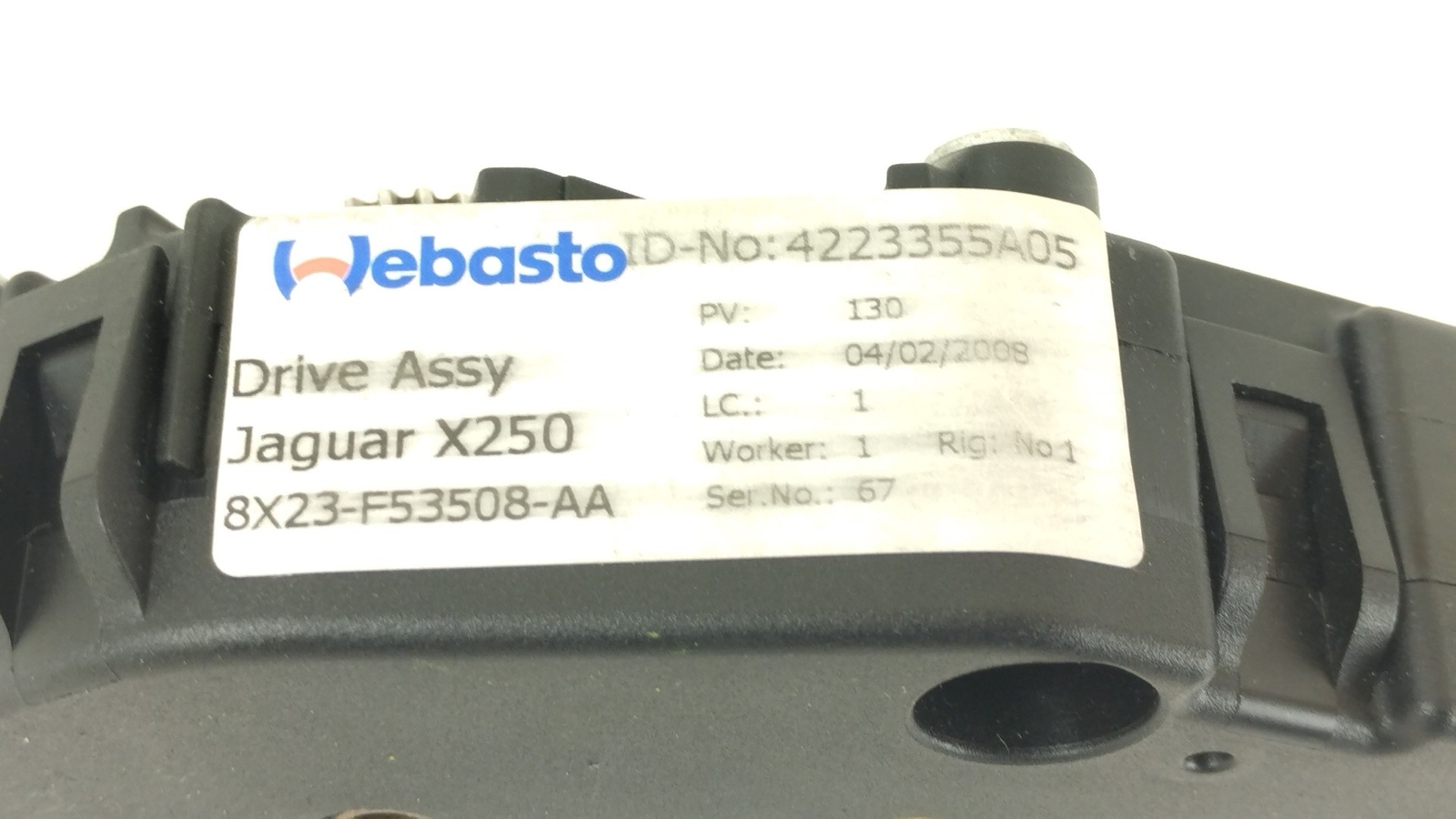 8X23F53508AA ELEKTRISCHER DACHMOTOR / 1714032B / 4223355A05 