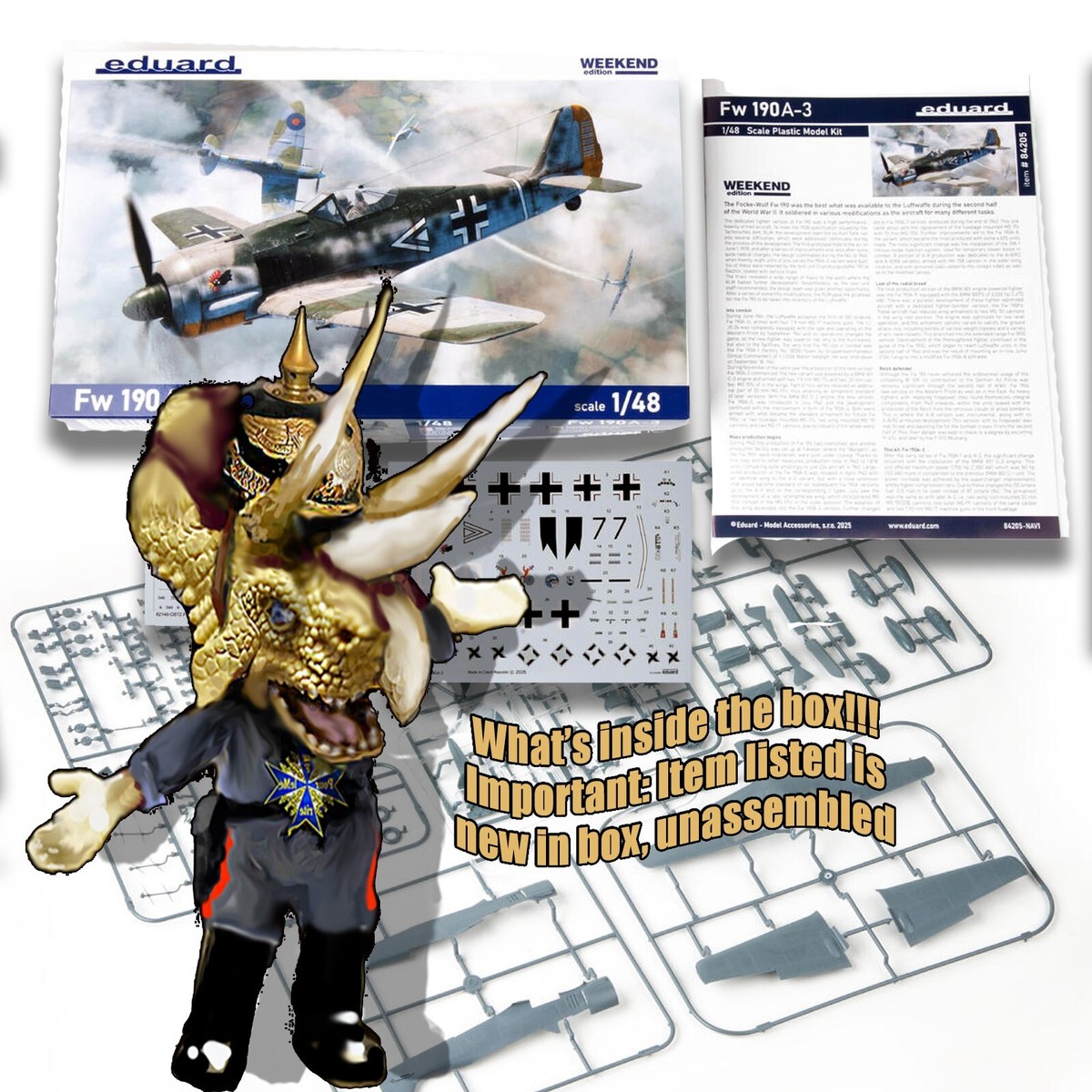 EDUARD 84205 1/48 FOCKE WULF FW-190A-3 WEEKEND EDITION KIT | eBay