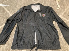 Vtg 80s Nylon Bomber Jacket Coast Guard Air Force M - Alaska travel patch