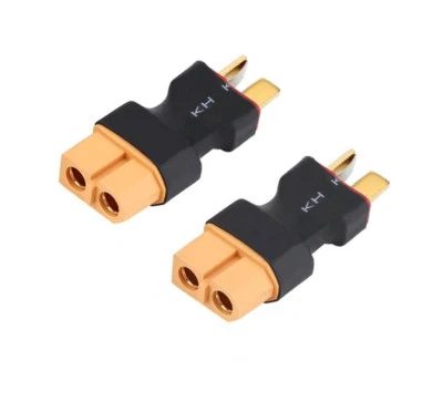 MARKENLOS 2 st. XT60 Buchse auf T-Plug Stecker Adapterkabel Lipo Adapter Deans T Plug 2x