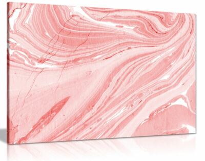 Rosa Marmor Leinwand Wandbild Bild Druck