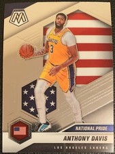 2020-21 MOSAIC BASKETBALL ANTHONY DAVIS LOS ANGELES LAKERS #250 NATIONAL PRIDE