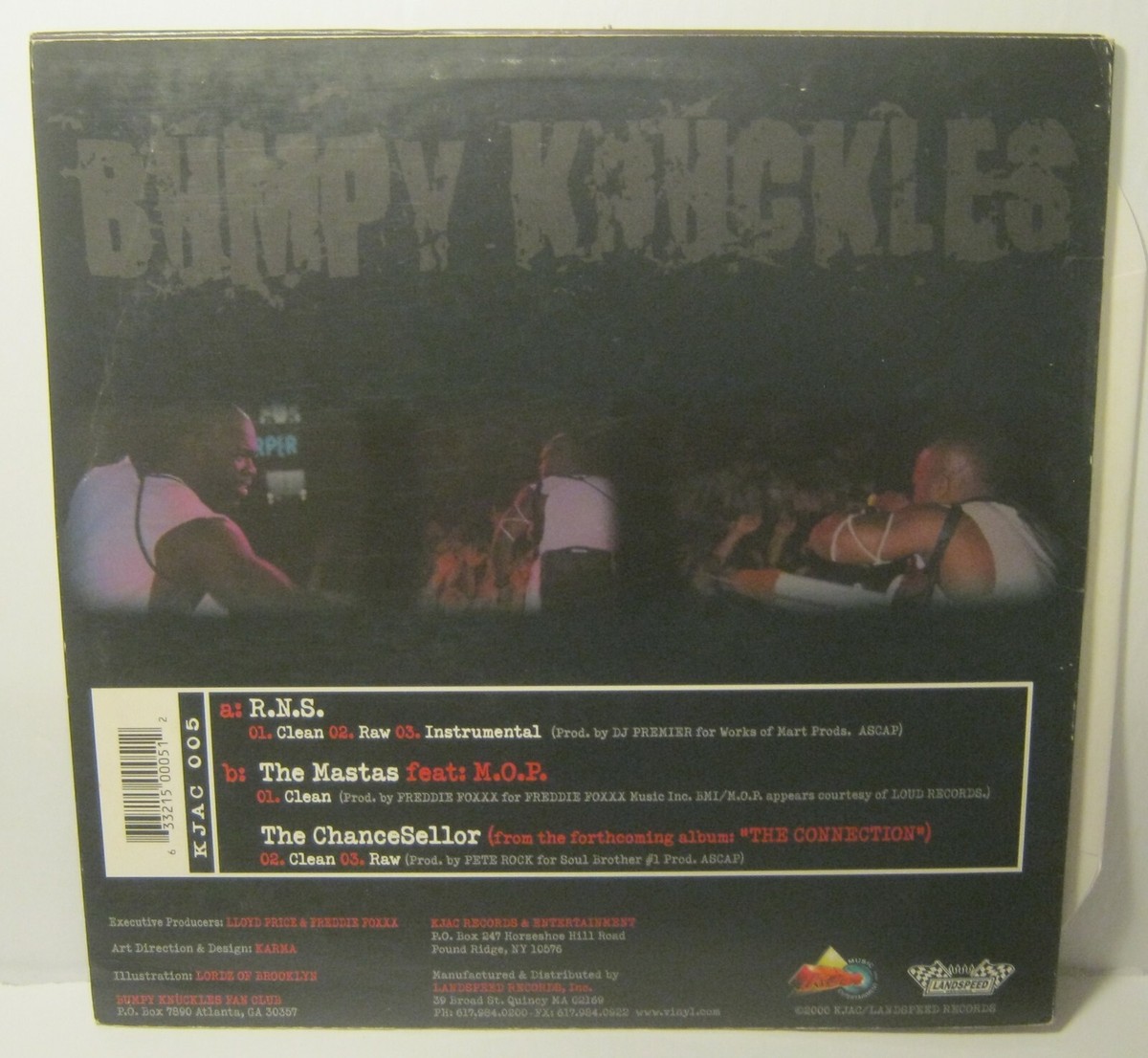 Industry Shakedown FREDDIE FOXX / BUMPY KNUCKLES Phonograph Record