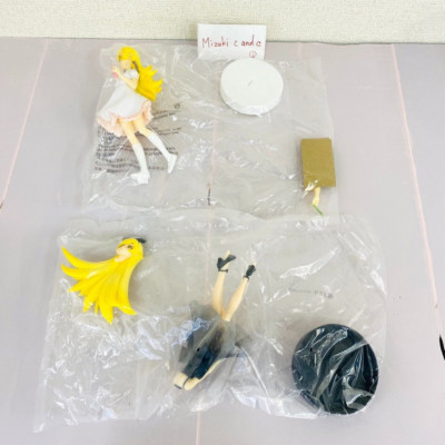 Banpresto Bakemonogatari Shinobu Oshino Figure Set 2 Black White EXQ Prize Rare