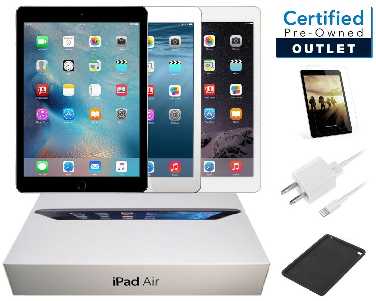 Apple iPad Air 2 Wi-Fi Only OR +4G Unlocked, 9.7inch, 16GB, 32GB