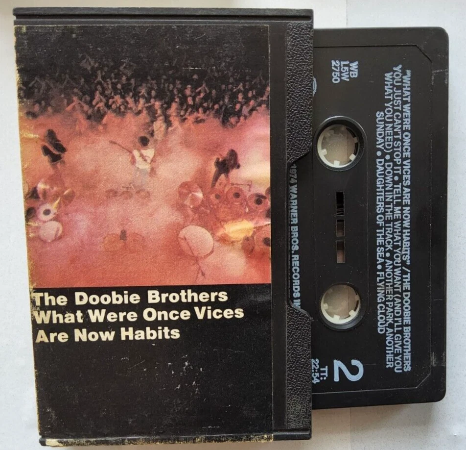 The Doobie Brothers – What Were Once Vices Are Now Habits Cassette Tape, 1974 - Image 2 of 4