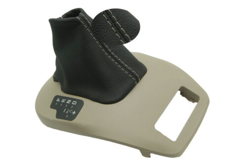Automatic Shift Boot Leather Synthetic for BMW M3 Z4 E85 03-08 Beige Stitch - Picture 3 of 8