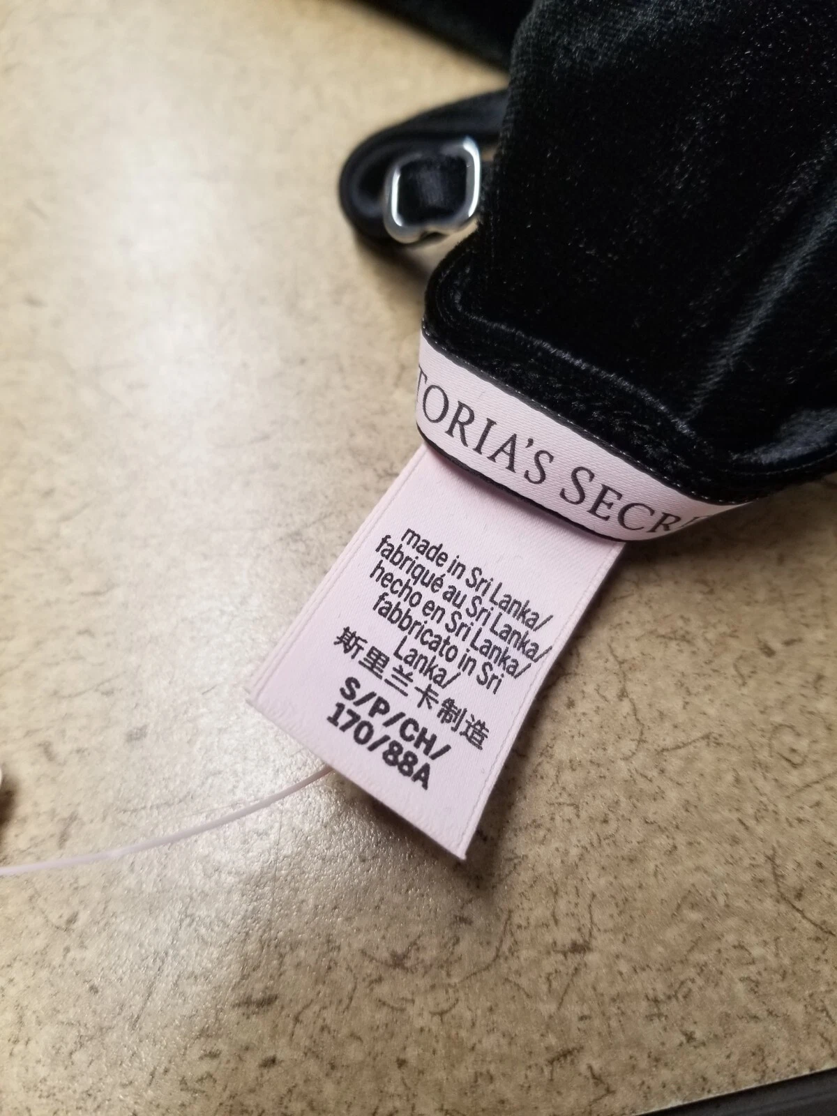 UNDERCOVER Victoria's Secret 11230416 Abito slip in velluto taglia S nero