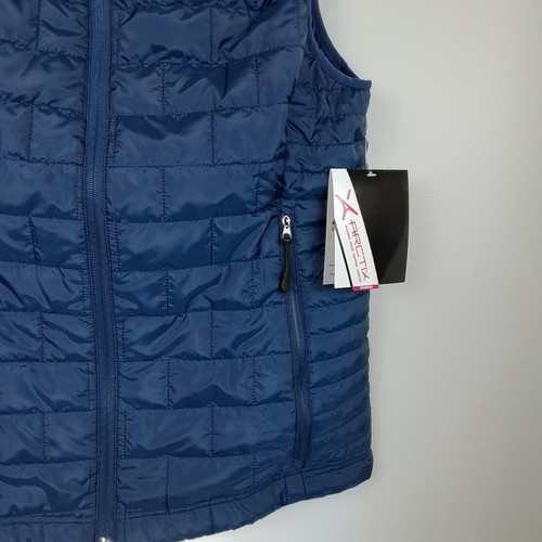 ARCTIX Bruderman Quilted Vest Sz L Womens Zip Thermotech Logo Zip  - Picture 9 of 20