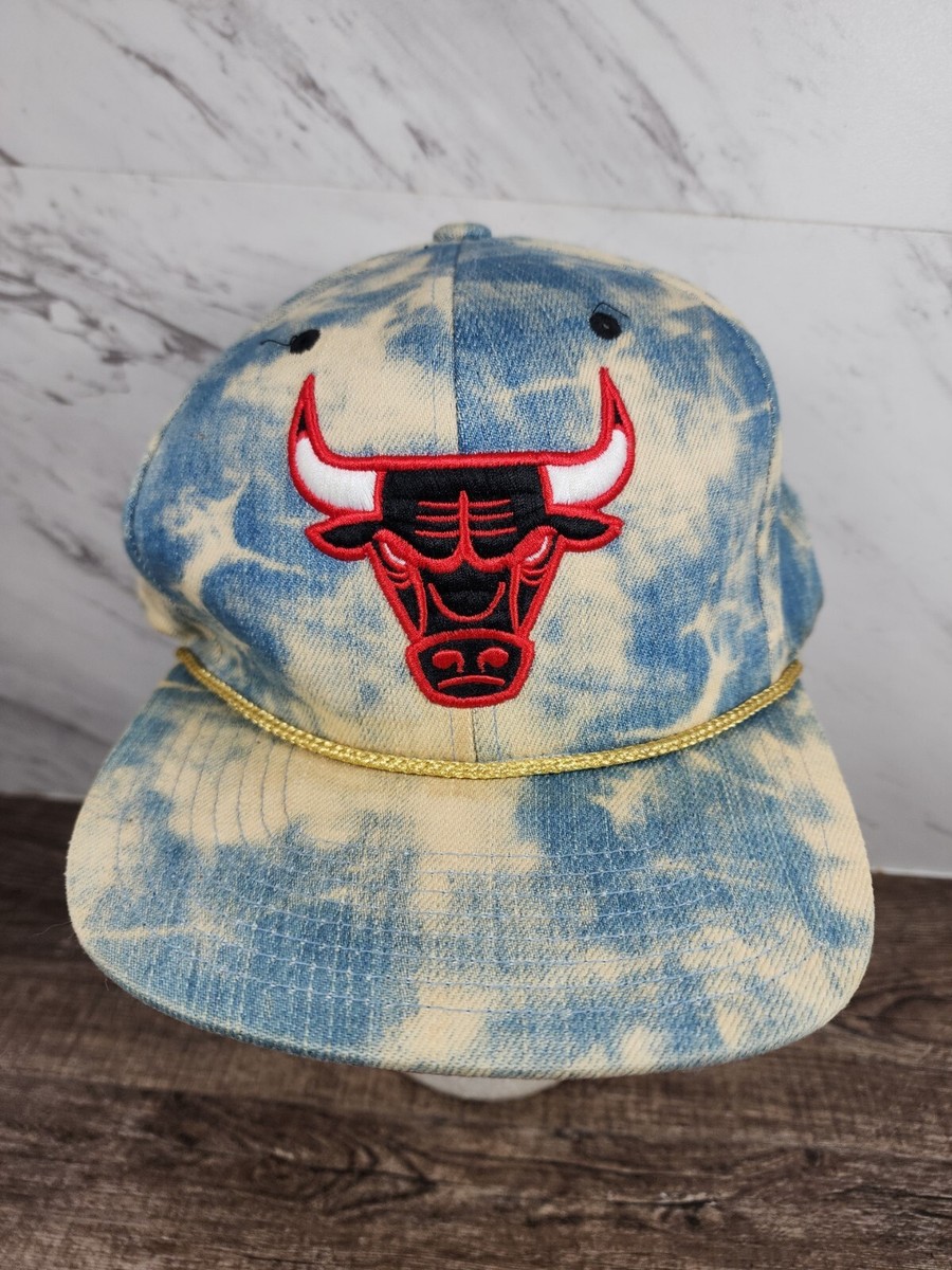 Chicago Bulls Vintage Denim Hat Mitchell & Ness NBA Snapback Cap