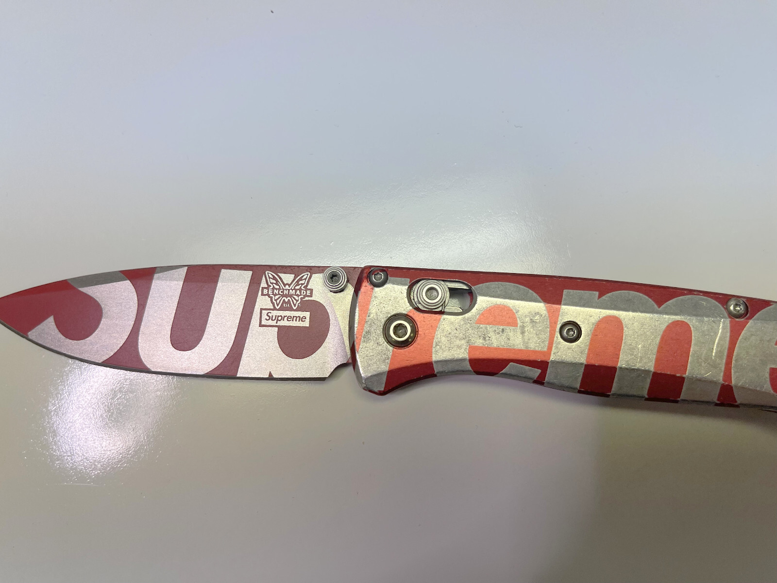 Supreme®/ Benchmade Bugout® 2022 Folding Knife * RED eBay