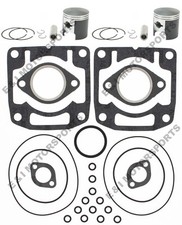 Arctic Cat Zl 440 Spi Pistons Top End Gasket Kit Std 68mm 1997 1998 1999 2000