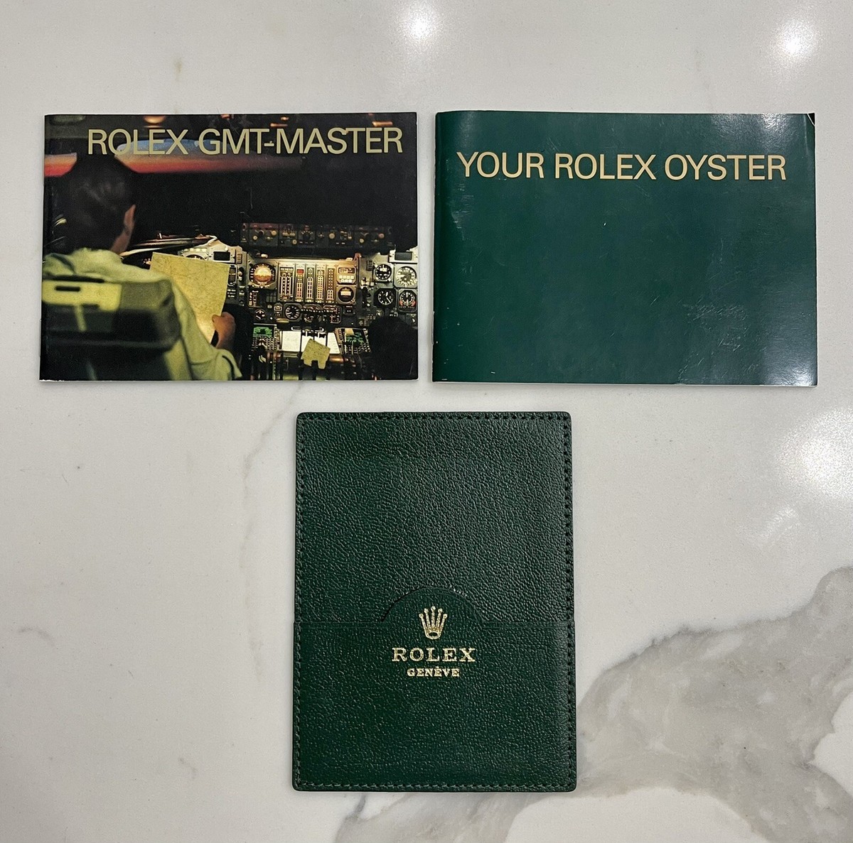 Authentic Vintage 2002 Rolex GMT Master II Booklet FULL SET 16710