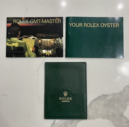 Authentic Vintage 2002 Rolex GMT Master II Booklet FULL SET 16710 16718 16713