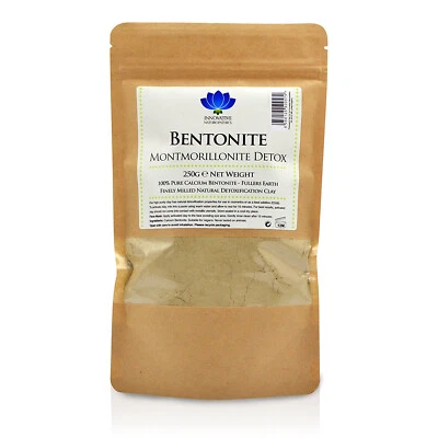 INNOVATIVE NATUROPATHICS Calcium Bentonite Pure Fine Powder Natural Cleansing Healing Clay - 250 Grams